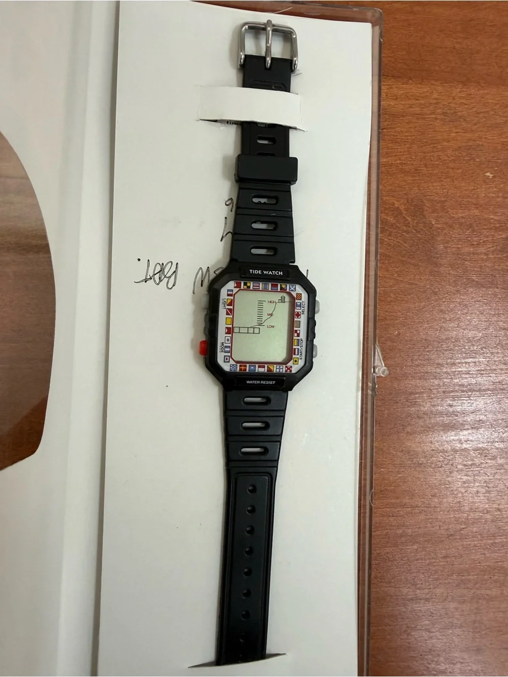 Tide Watch Digital Tide Table Smartwatch - Black